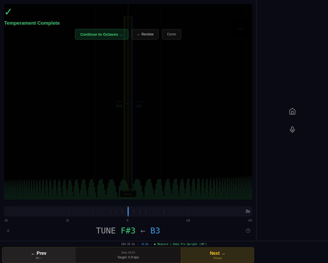 Aural workflow completion overlay